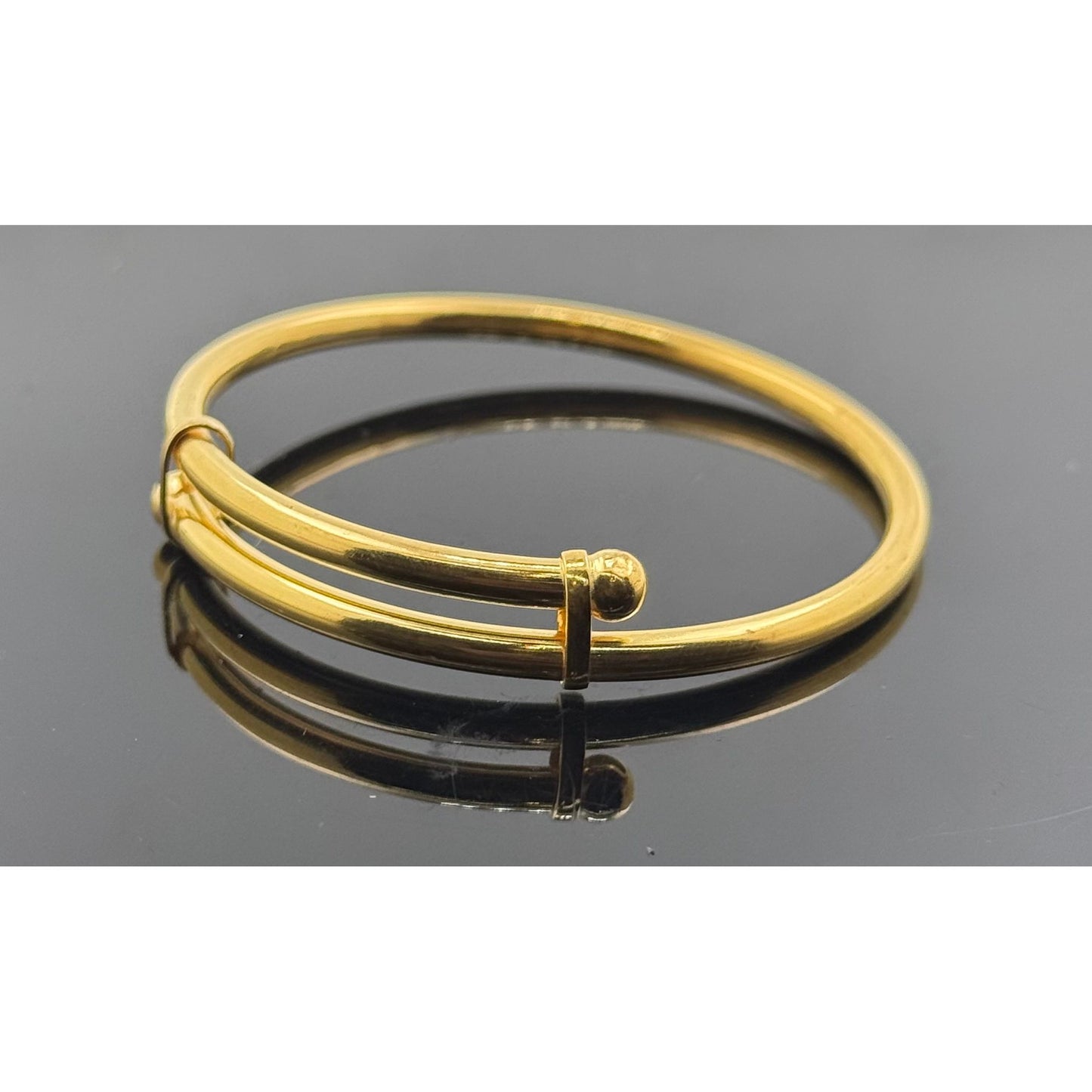 22k Simple Children Adjustable bangle BB19