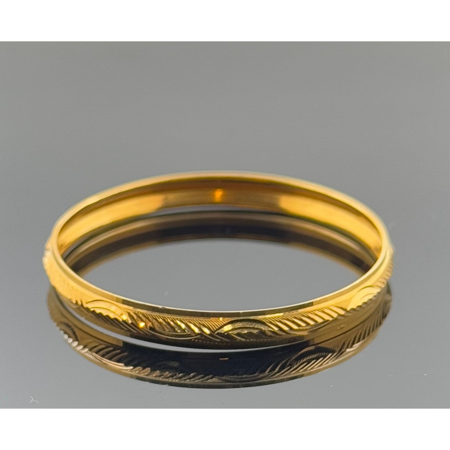 22k Simple Children Adjustable bangle BB36