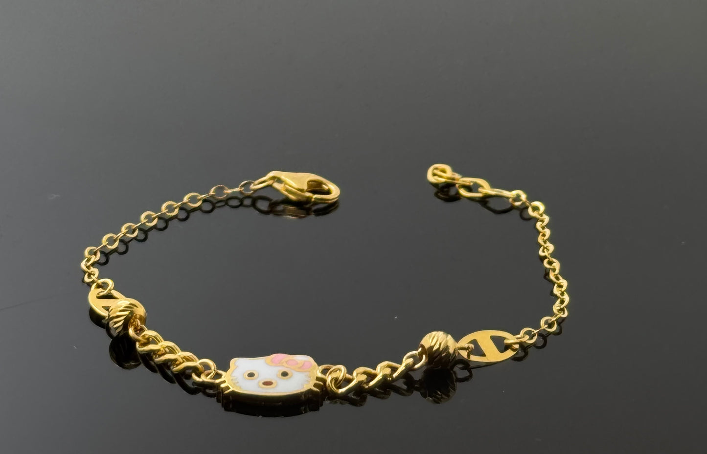 21k Children Charm Bracelet BBB18