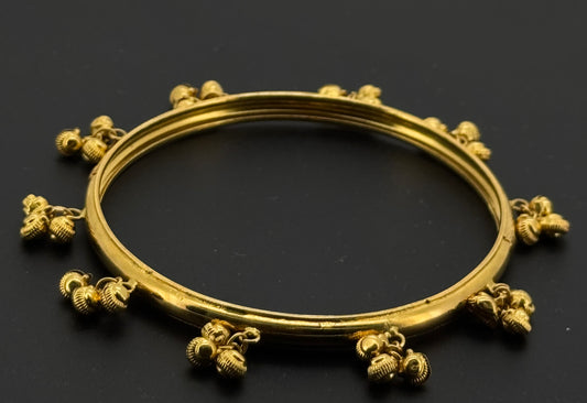 22K Solid Gold Fancy Bangles BG230