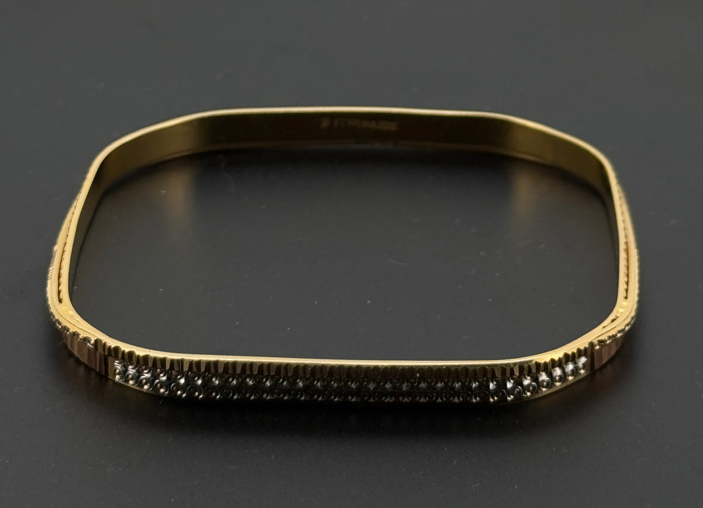 22K Solid Gold Fancy Bangles BG236