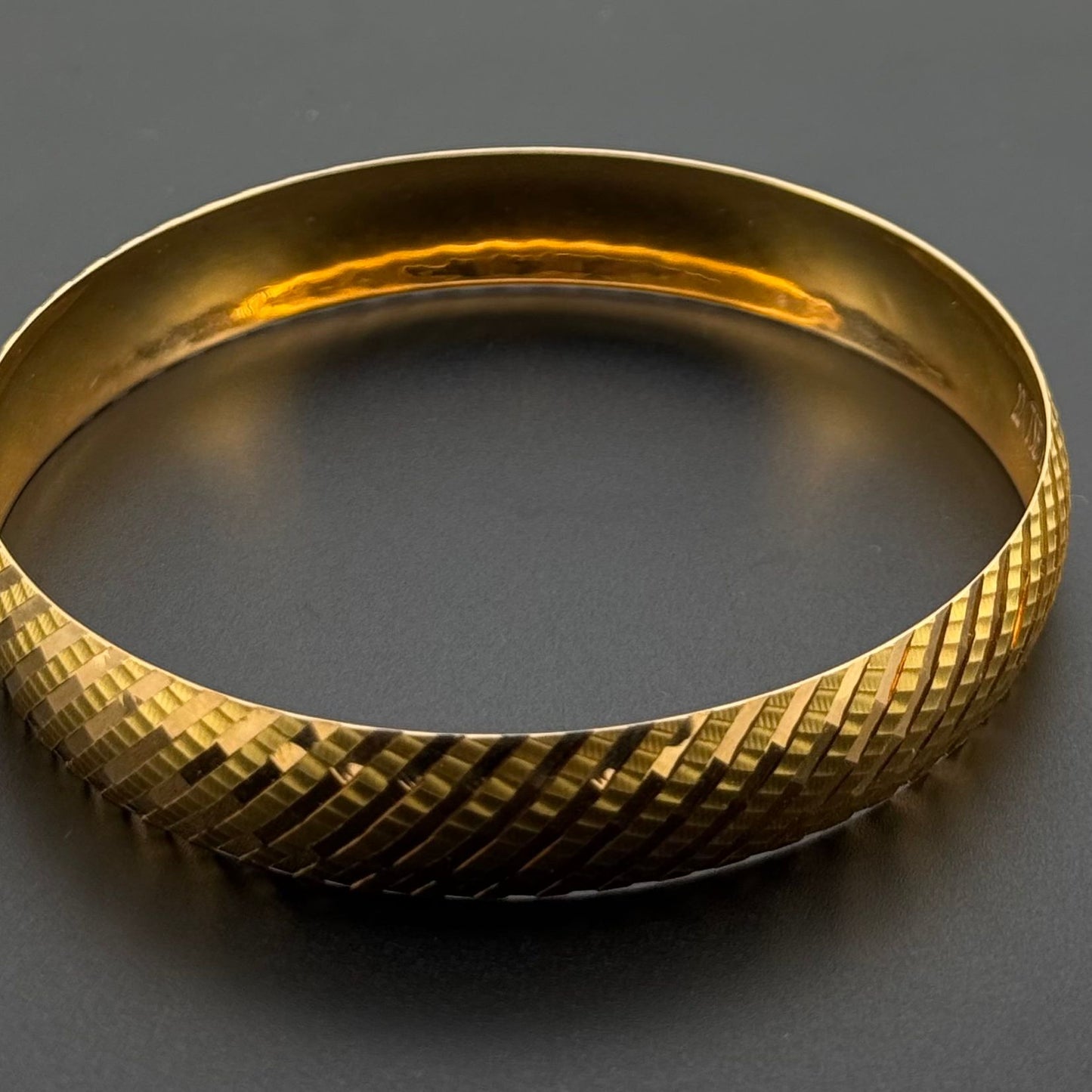 22K Solid Gold Fancy Bangles BG268