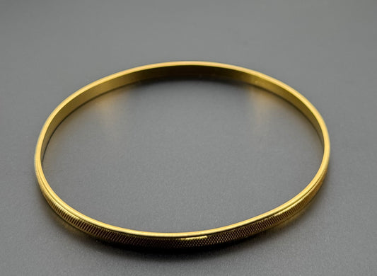 22K Solid Gold Fancy Bangles BG282