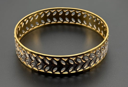 22K Solid Gold Fancy Bangles BG283