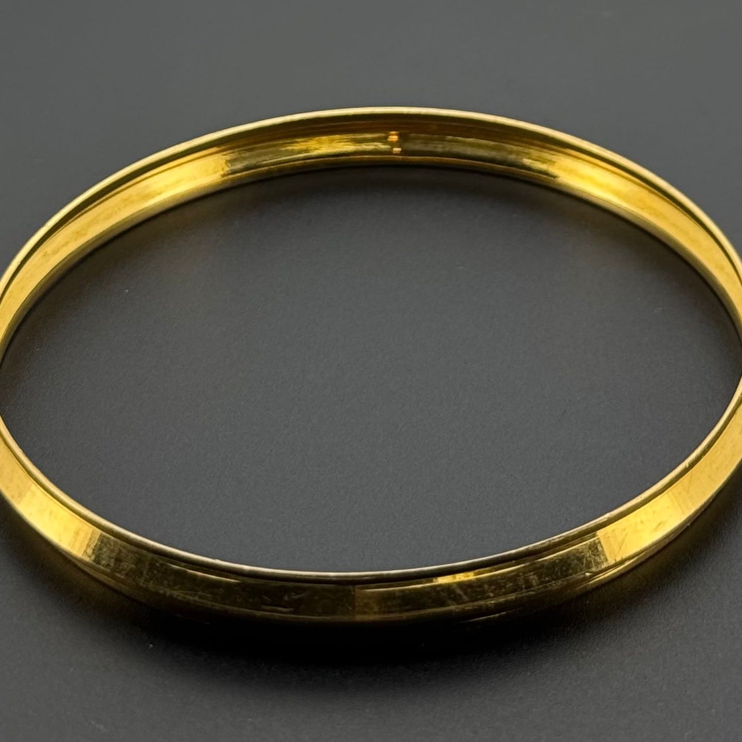 22K Solid Gold Fancy Bangles BG286