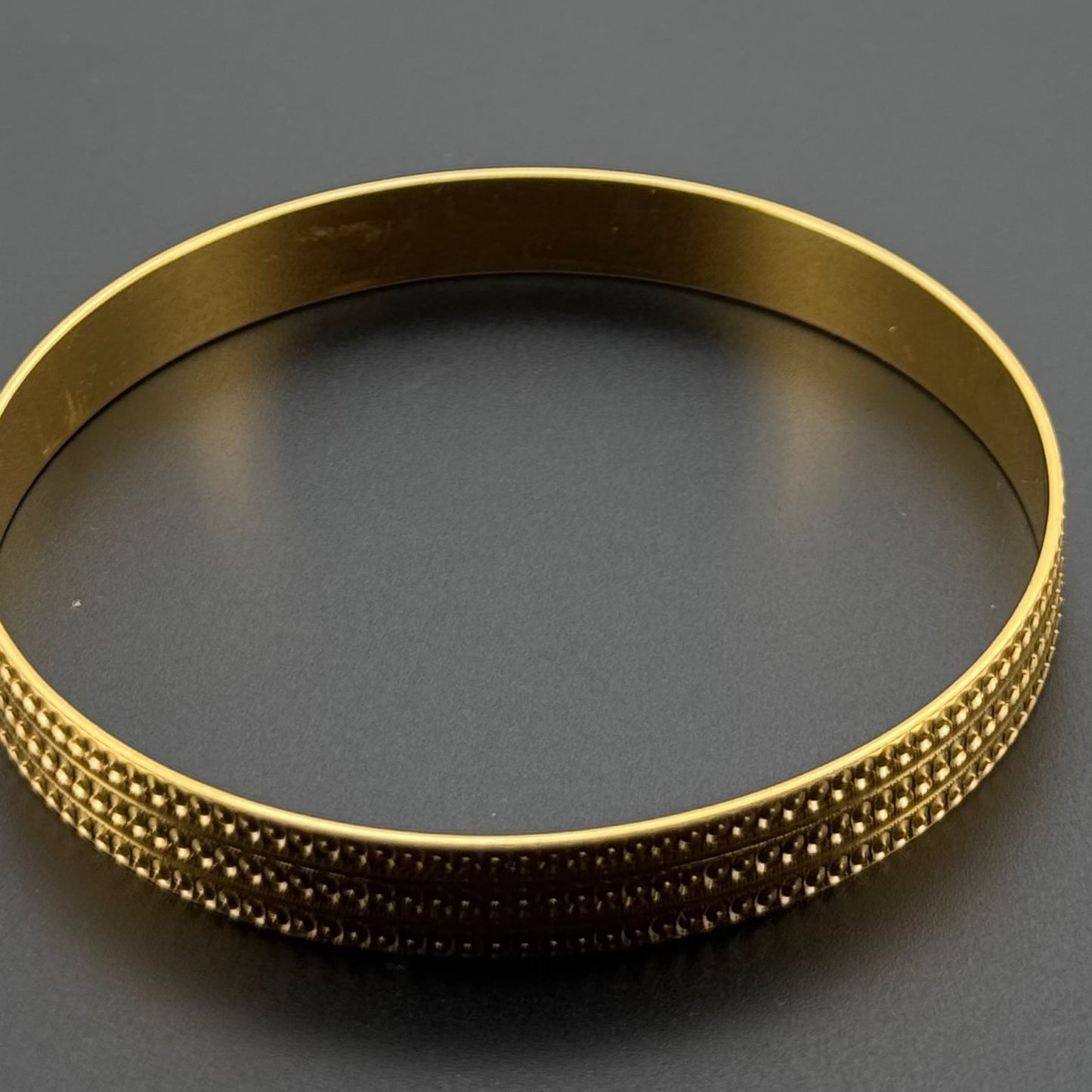 22K Solid Gold Fancy Bangles BG306