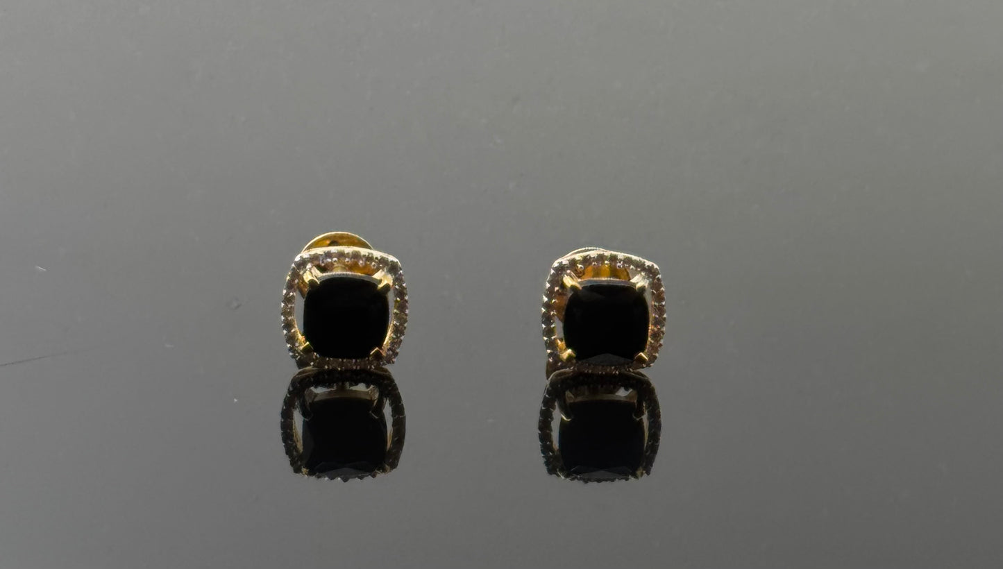 22K Solid Gold Fancy Studs ES103