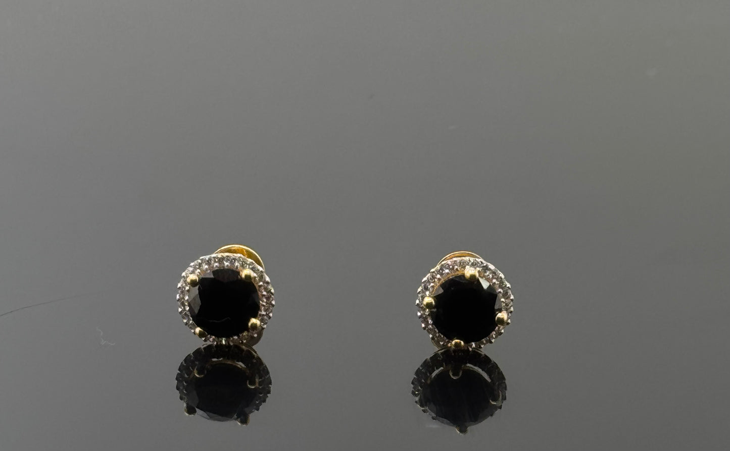 22K Solid Gold Fancy Studs ES122