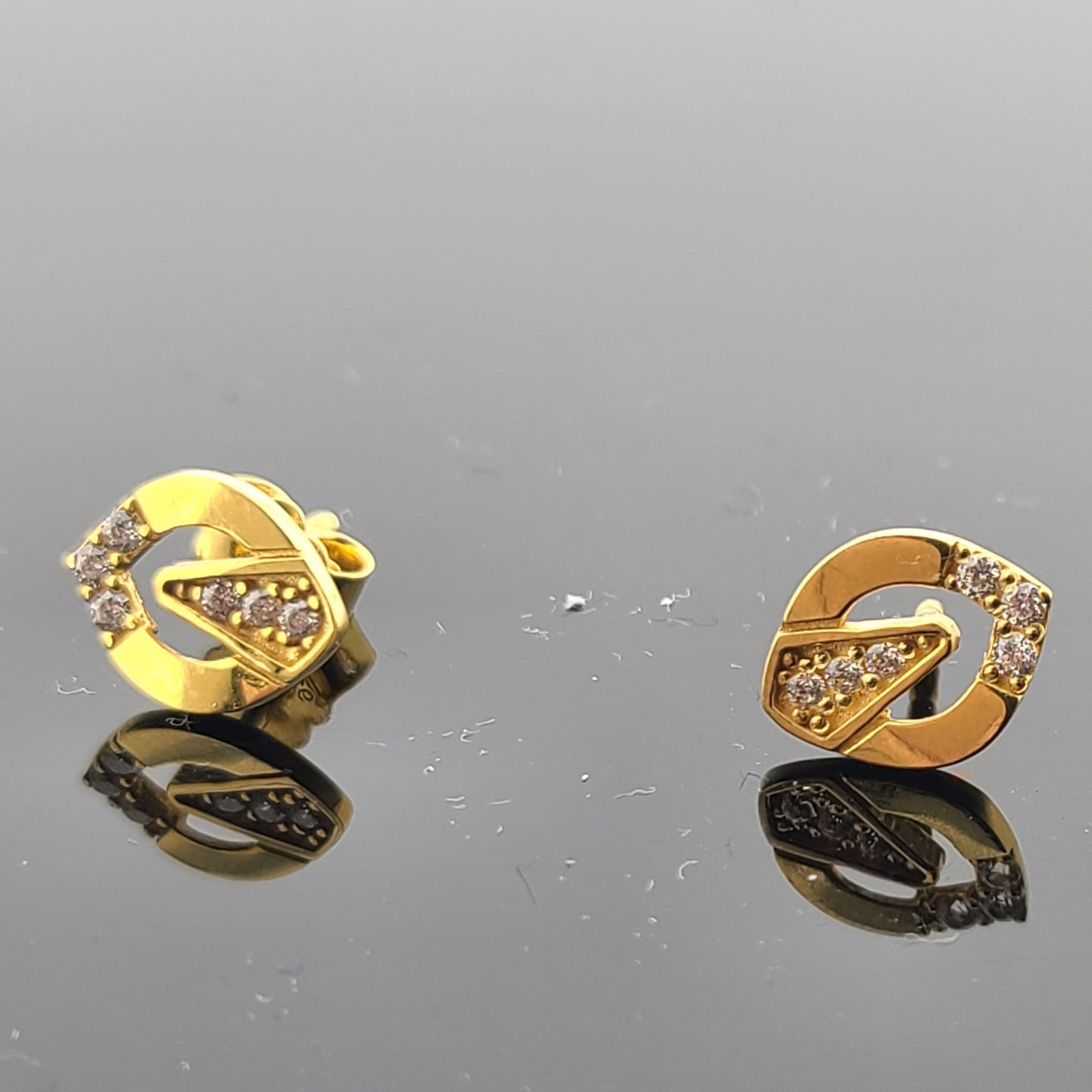 22K Solid Gold Children Studs ES1574