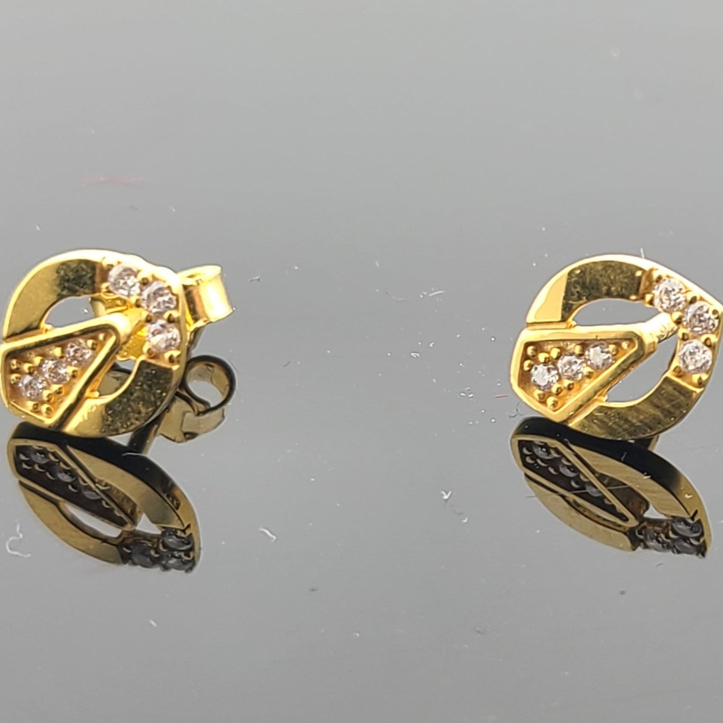 22K Solid Gold Children Studs ES1644