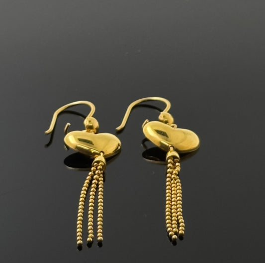 21K Solid Gold Fancy Studs ES293