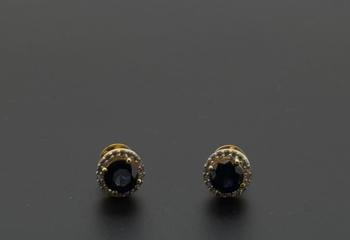 22K Solid Gold Fancy Studs ES359