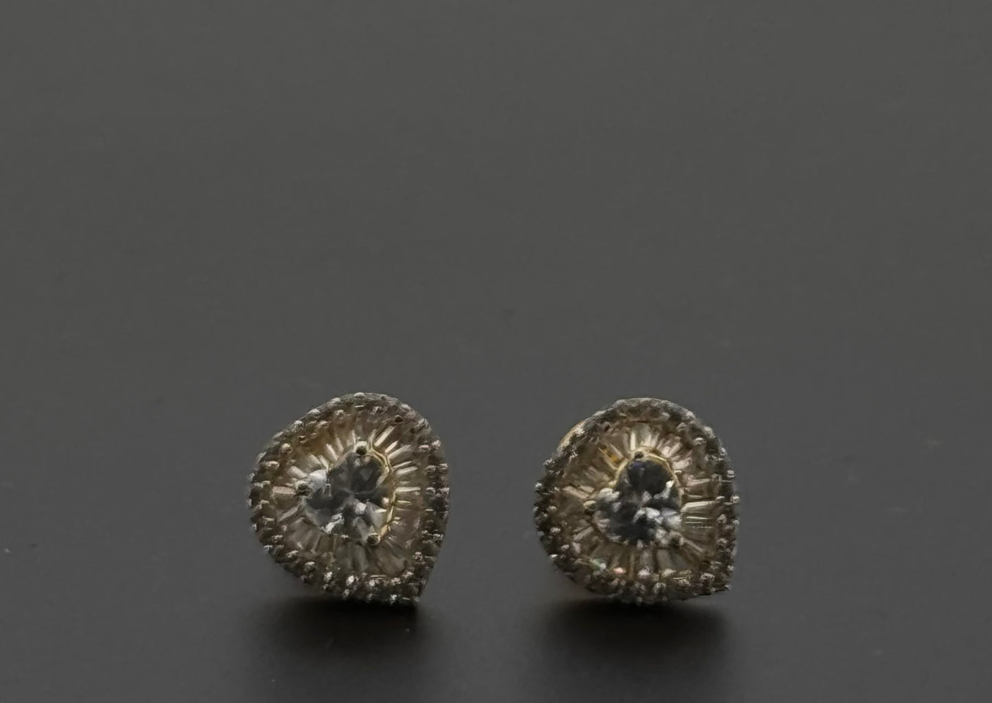 18K Solid Gold Fancy Studs ES367
