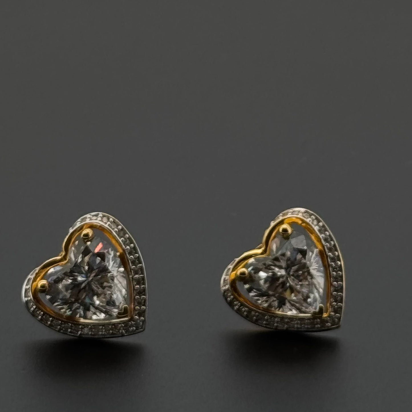 22K Solid Gold Fancy Studs ES380