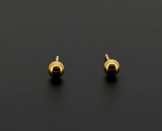 22K Solid Gold Fancy Studs ES531