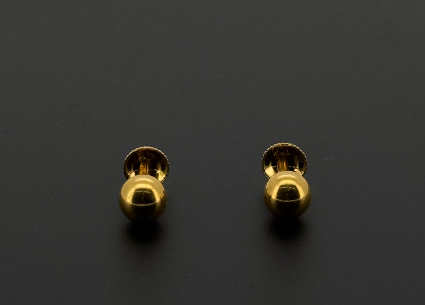 22K Solid Gold Fancy Studs ES533