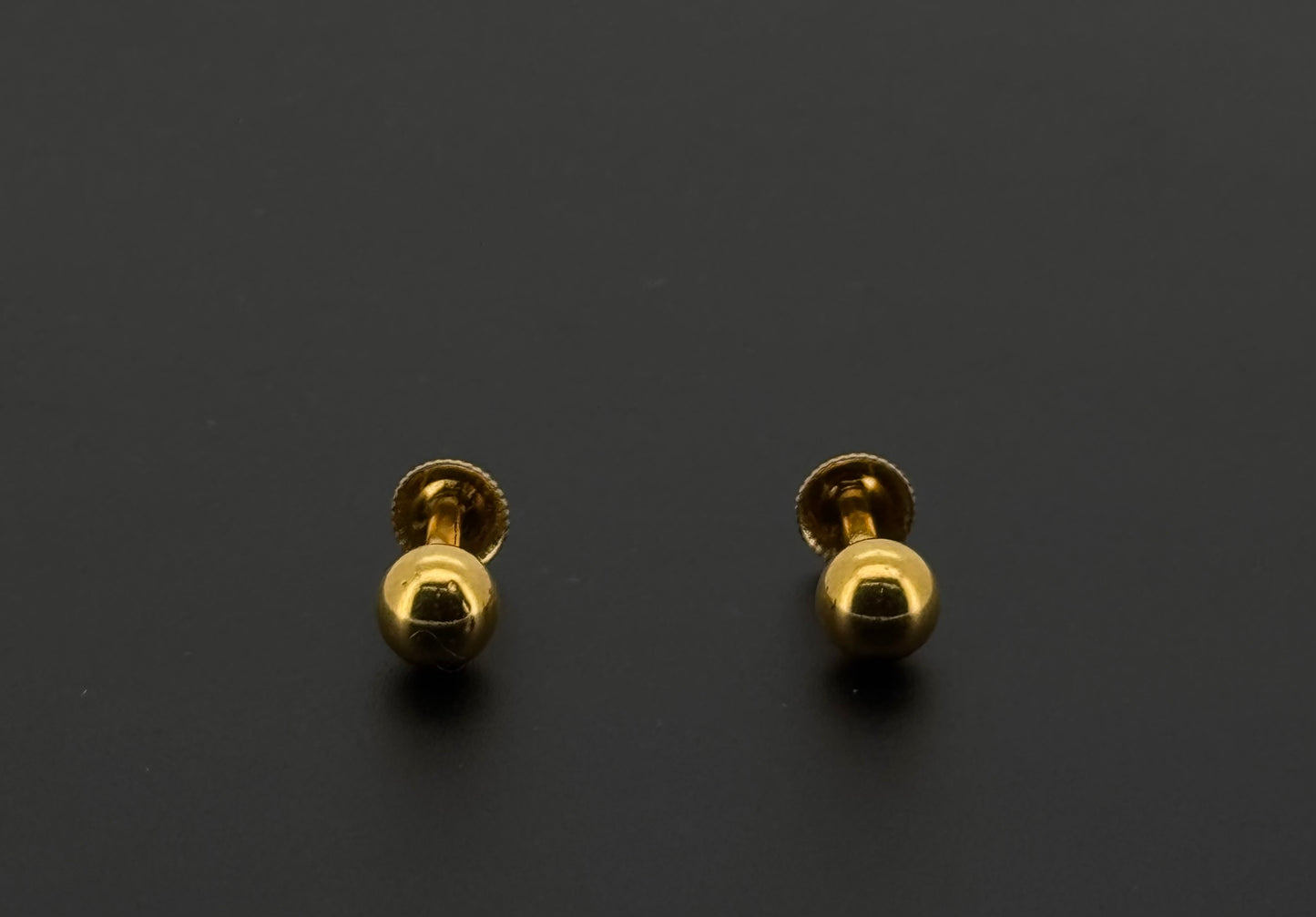 22K Solid Gold Fancy Studs ES538