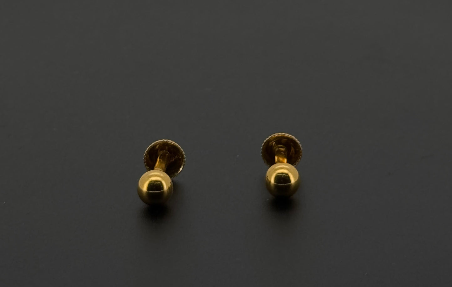 22K Solid Gold Fancy Studs ES540