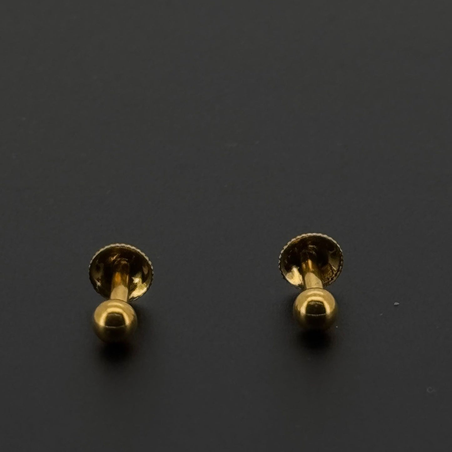 22K Solid Gold Fancy Studs ES542