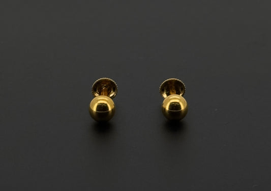 22K Solid Gold Fancy Studs ES545