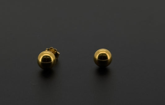 22K Solid Gold Fancy Studs ES549