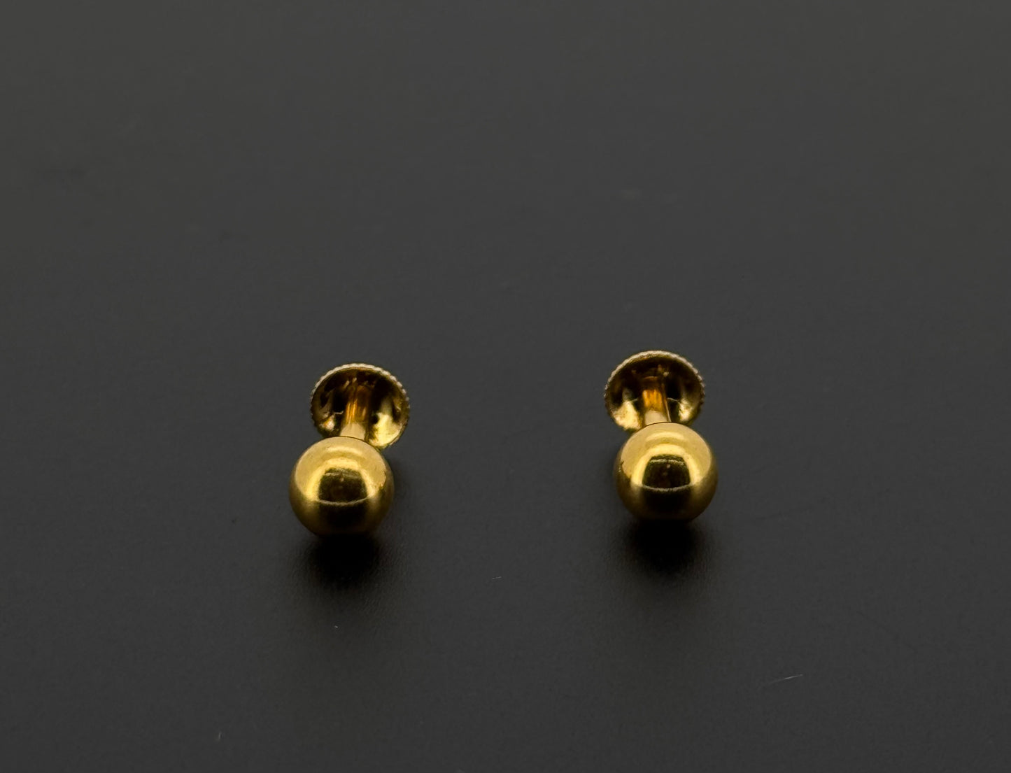 22K Solid Gold Fancy Studs ES558