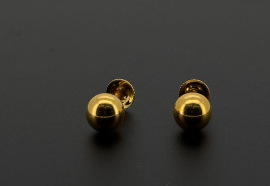 22K Solid Gold Fancy Studs ES566
