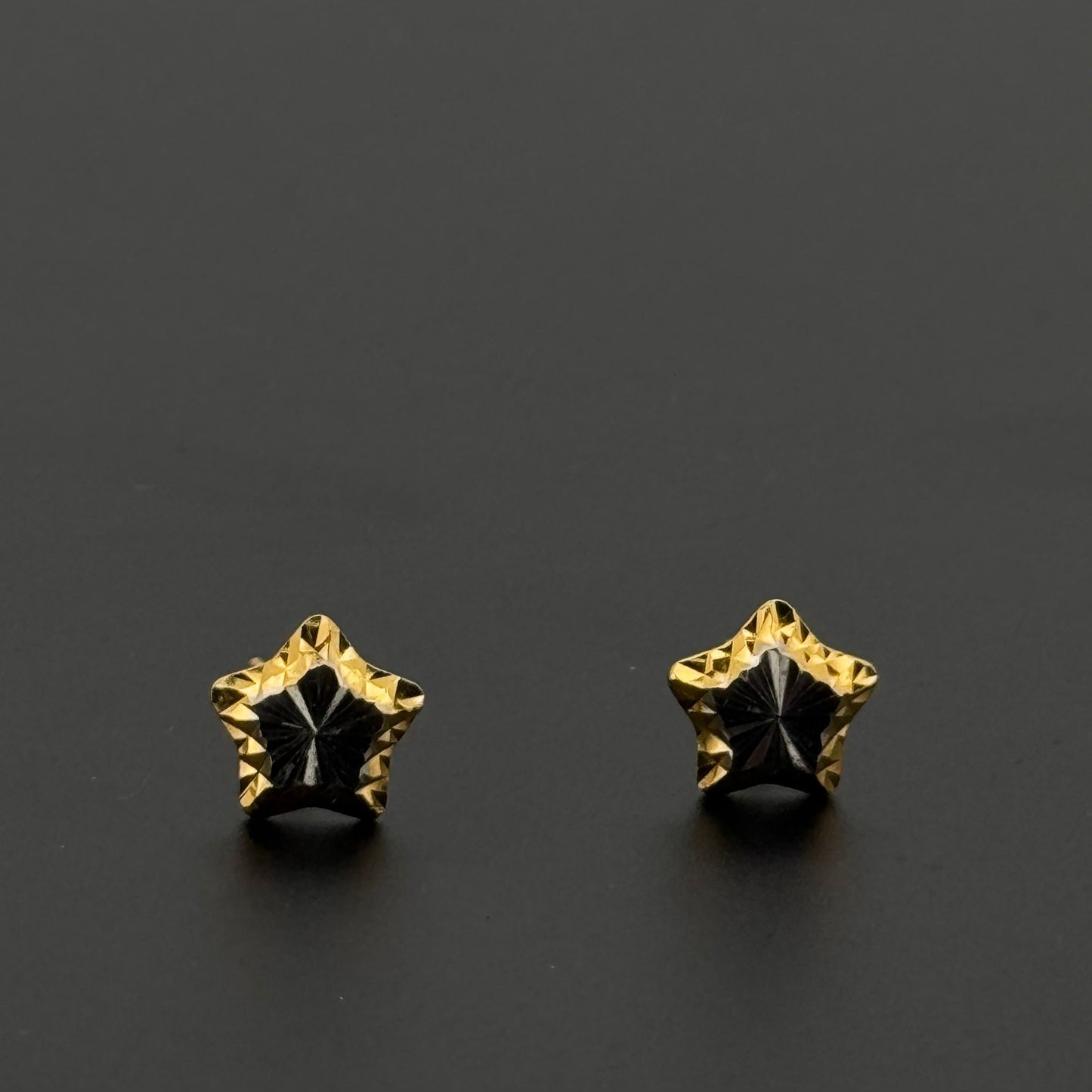 22K Solid Gold Fancy Studs ES672