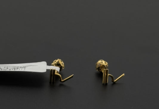 14K Solid Gold Fancy Studs ES694