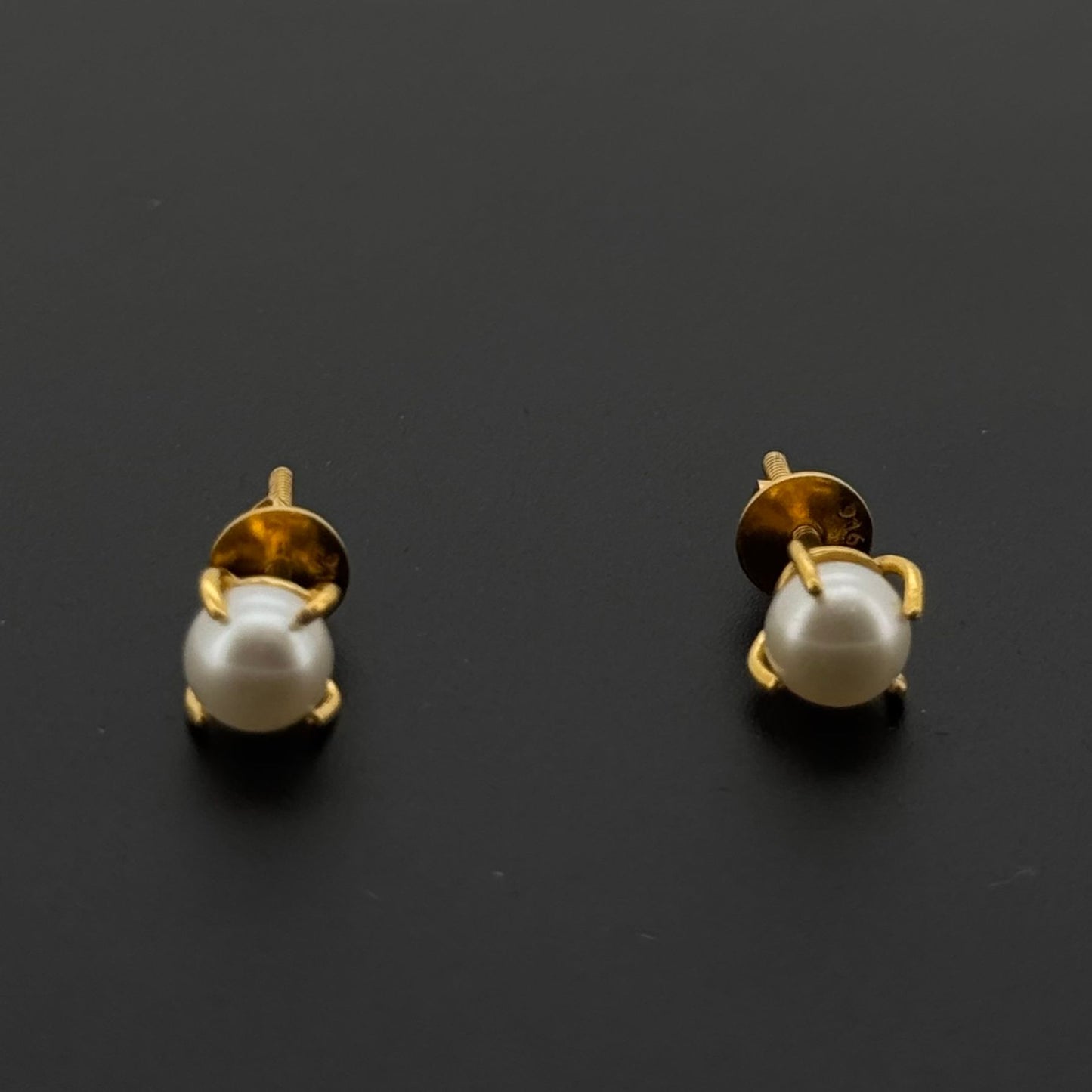 22K Solid Gold Fancy Studs ES718