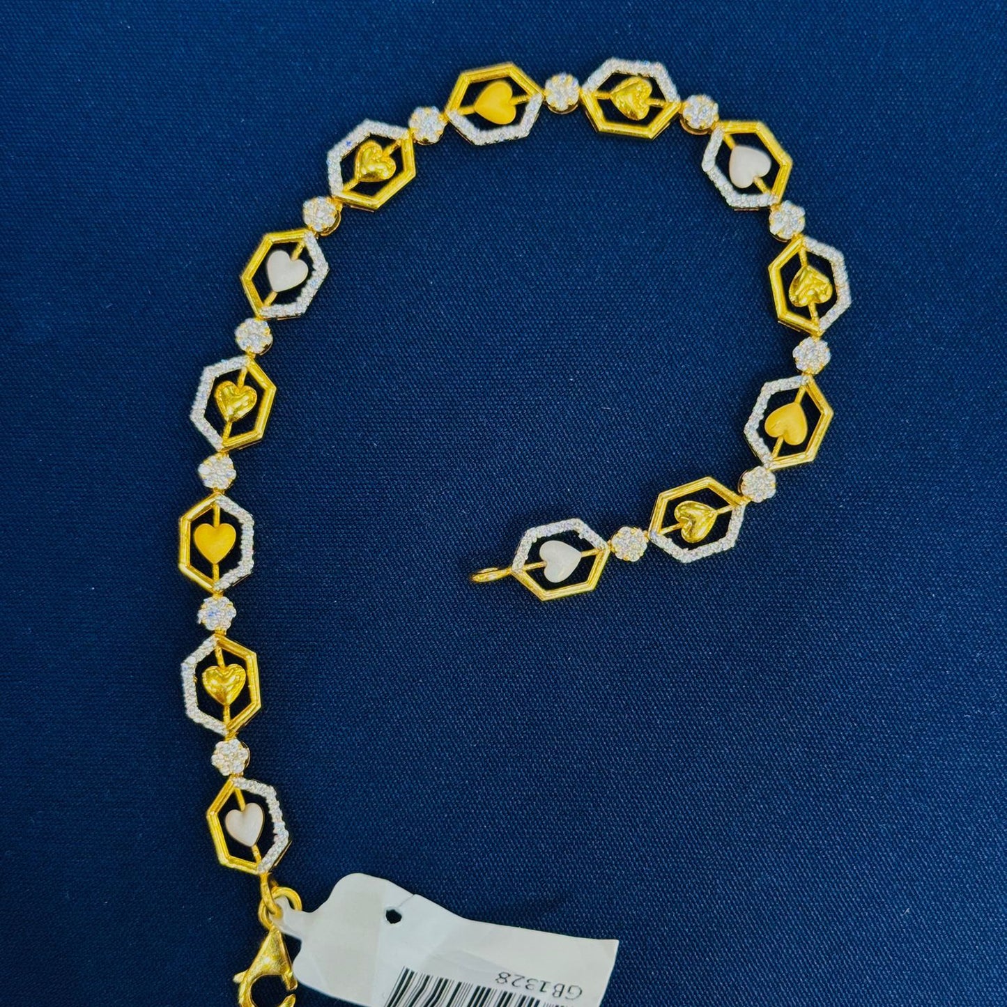 22K Solid Gold Bracelet GB1328