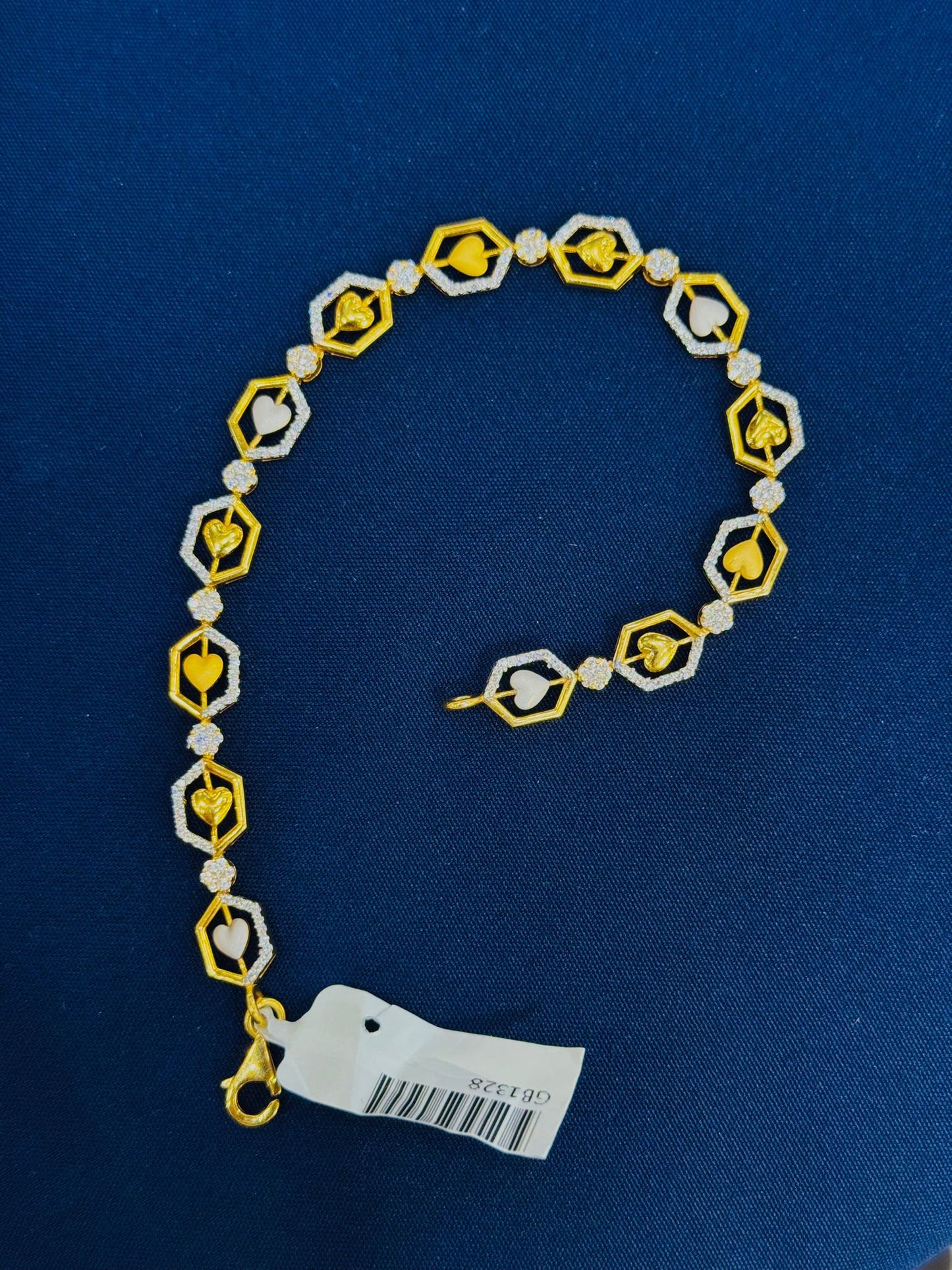 22K Solid Gold Bracelet GB1328