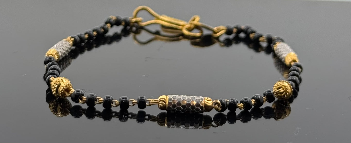 22k Solid Gold Ladies Simple Bracelet GB309
