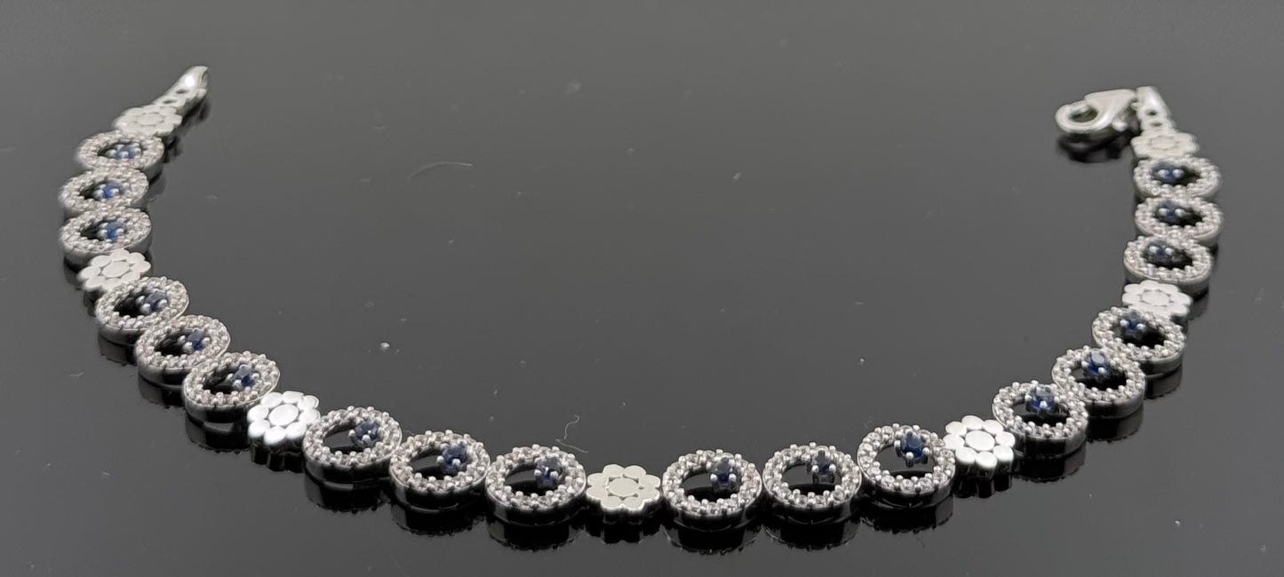 21k Solid Gold Ladies Simple Bracelet GB344