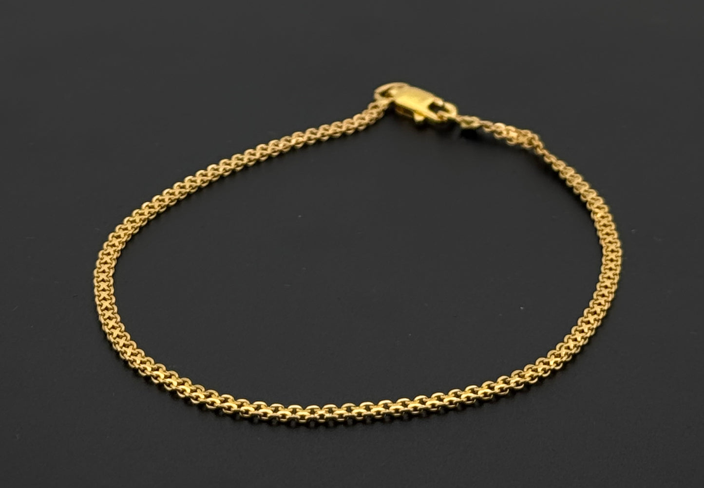 21k Solid Gold Ladies Simple Bracelet GB511