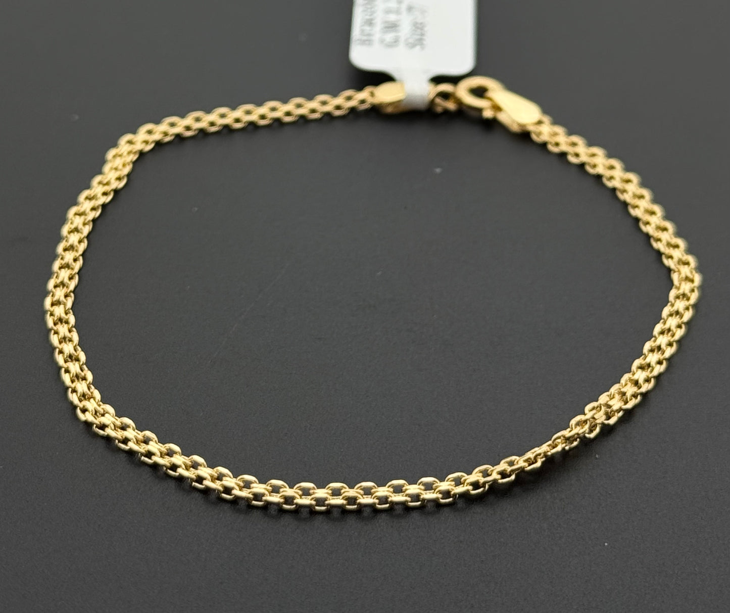 18k Solid Gold Ladies Simple Bracelet GB513