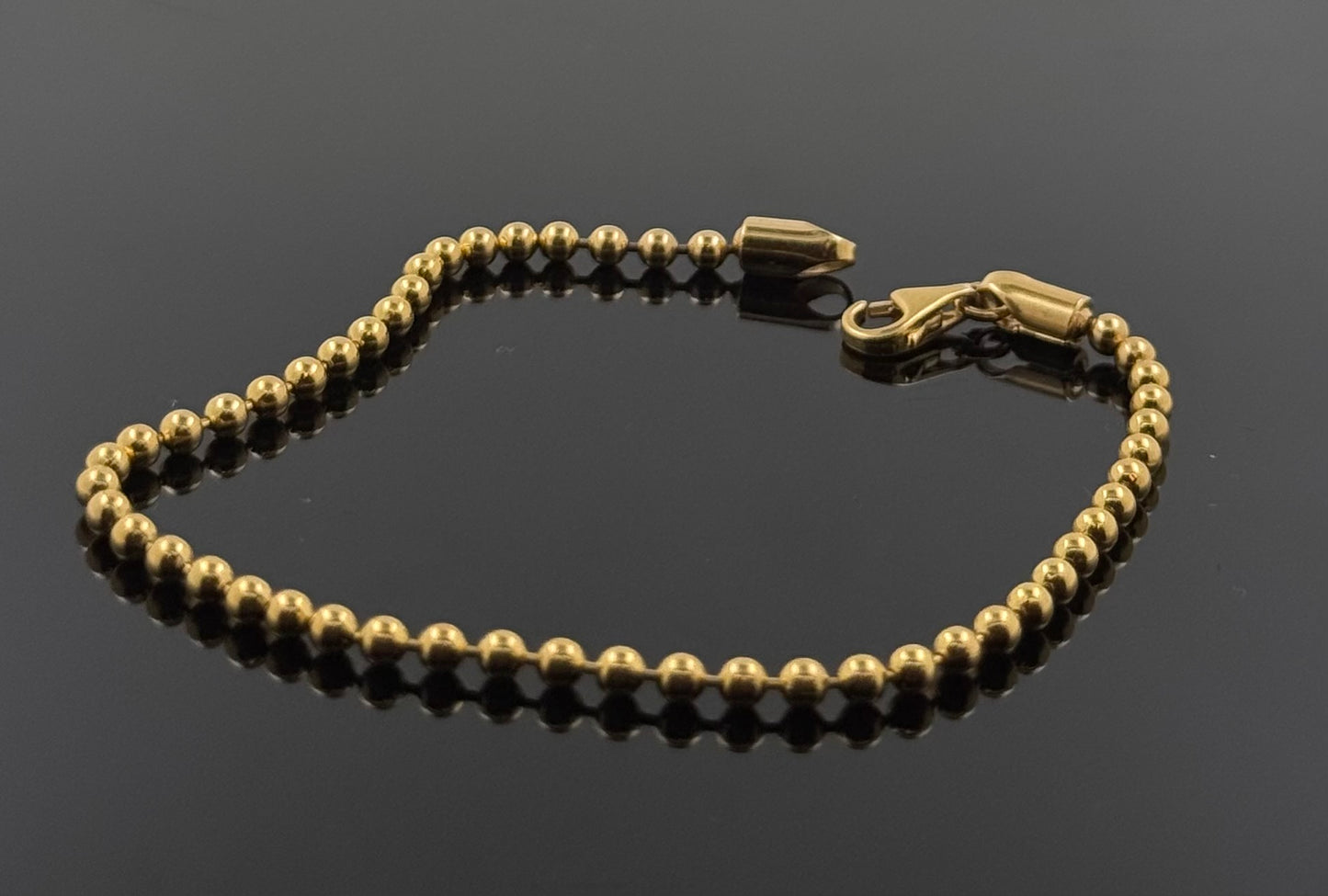 22k Solid Gold Ladies Simple Bracelet GB73