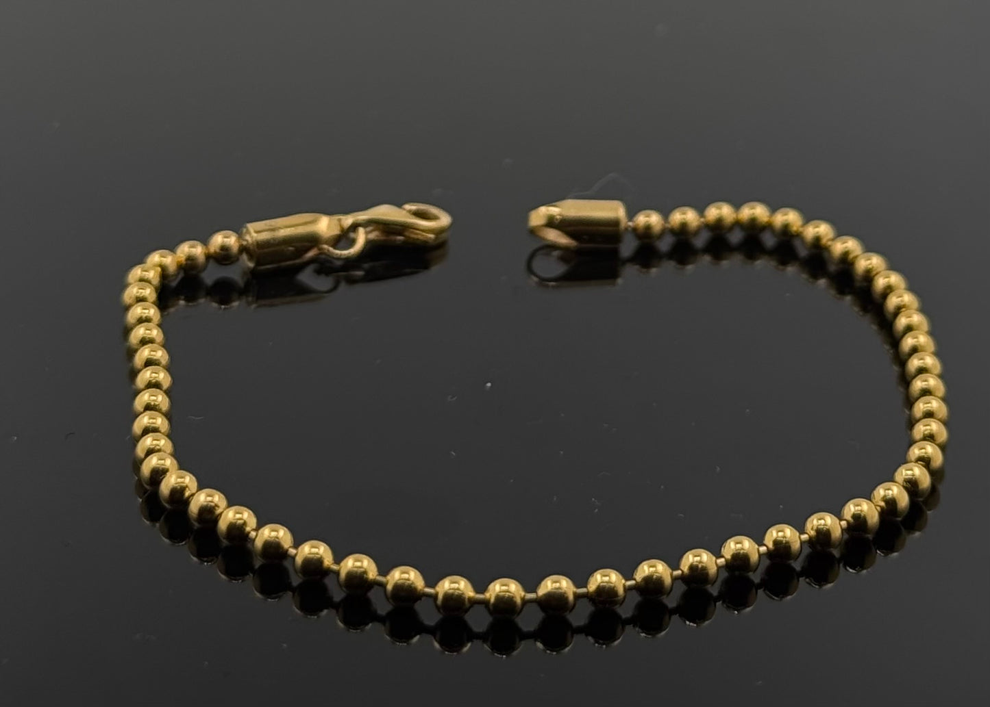 22k Solid Gold Ladies Simple Bracelet GB82