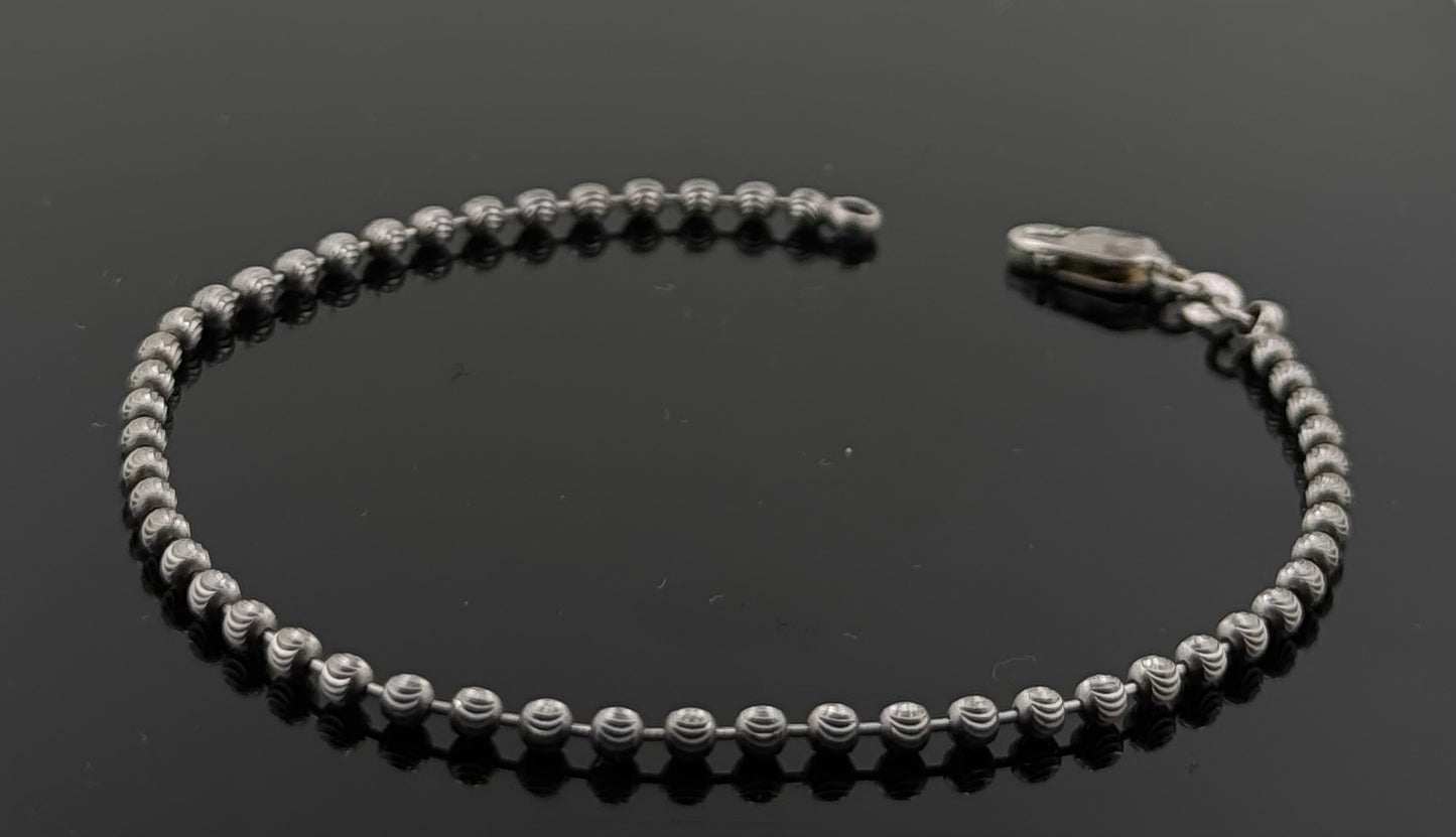 18k Solid Gold Ladies Simple Bracelet GB92