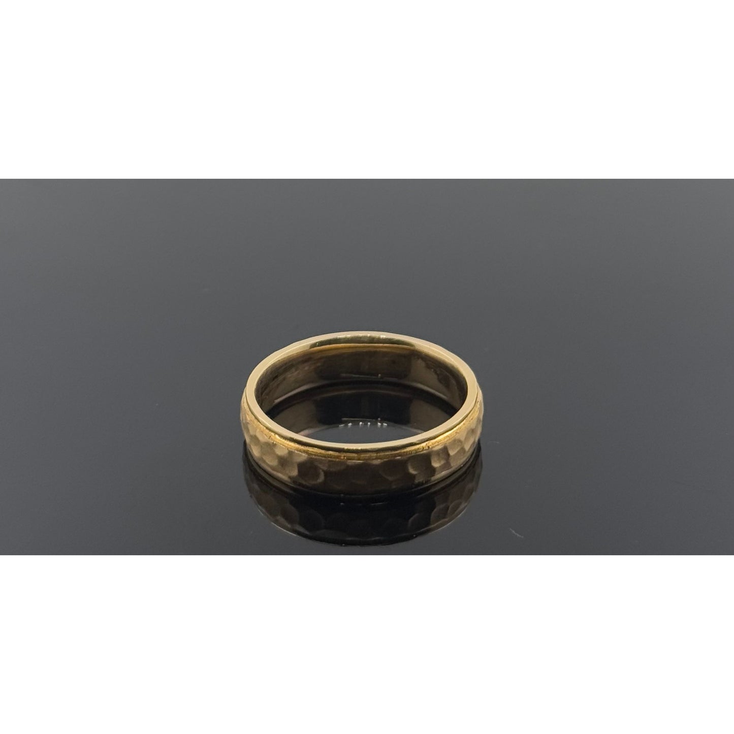18k Solid Gold Ladies Simple Ring GR1005