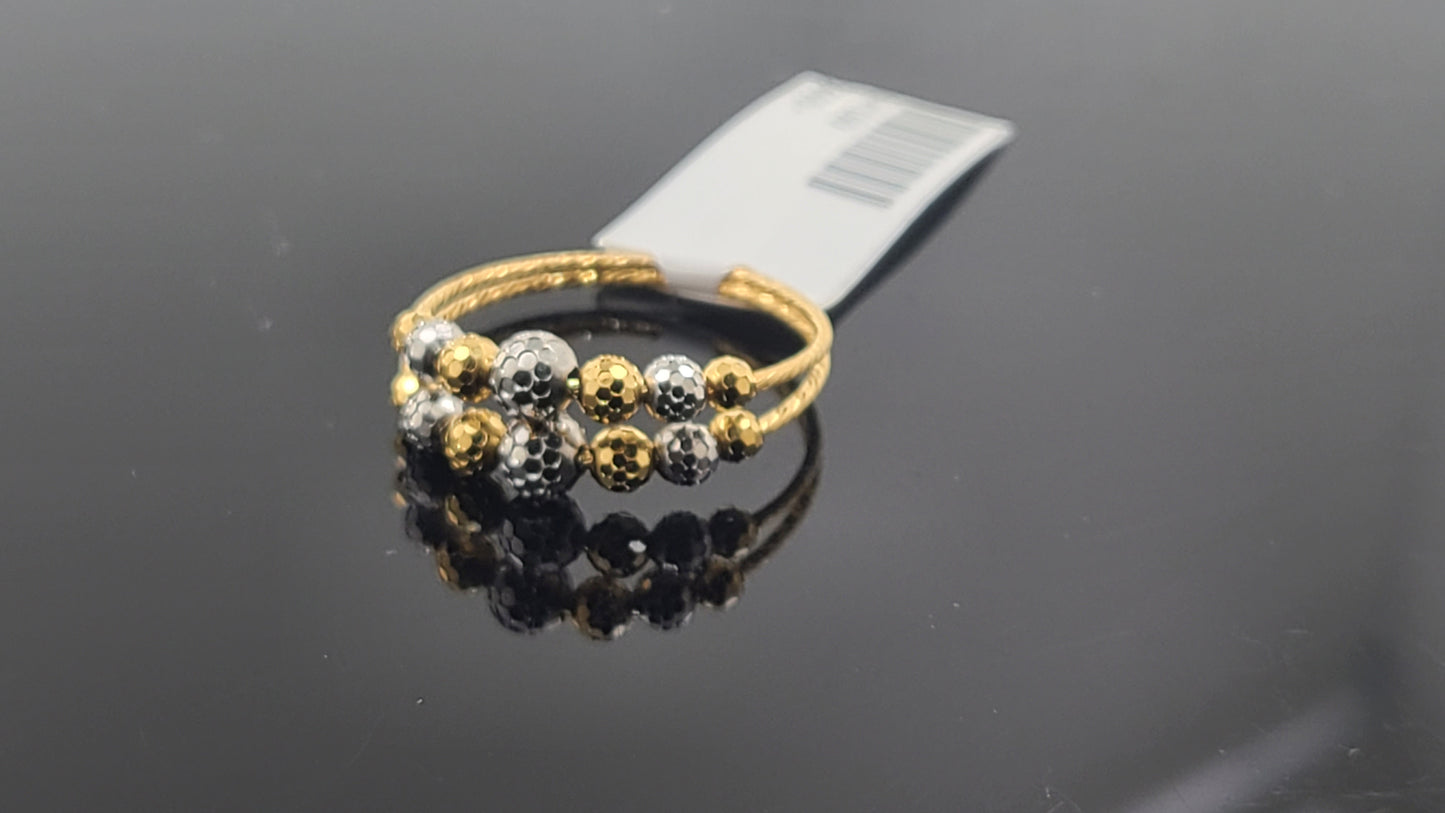 22k Solid Gold Ladies Simple Ring GR100