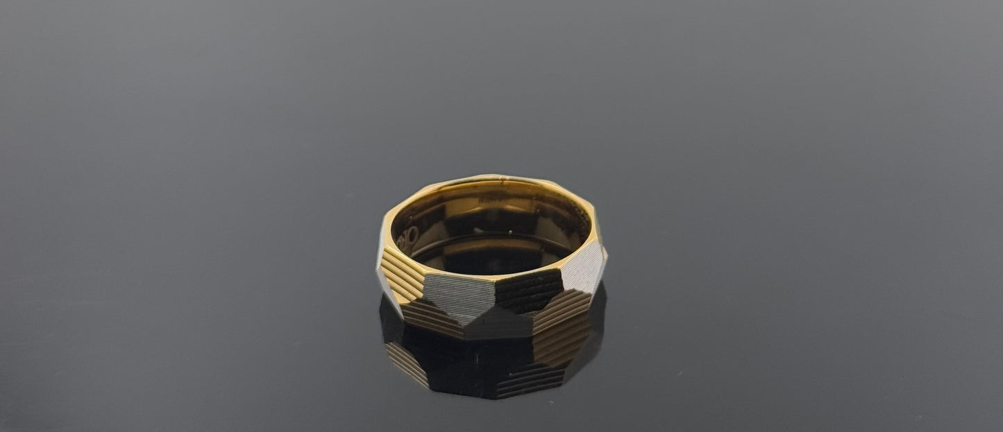 22k Solid Gold Ladies Simple Ring GR1011