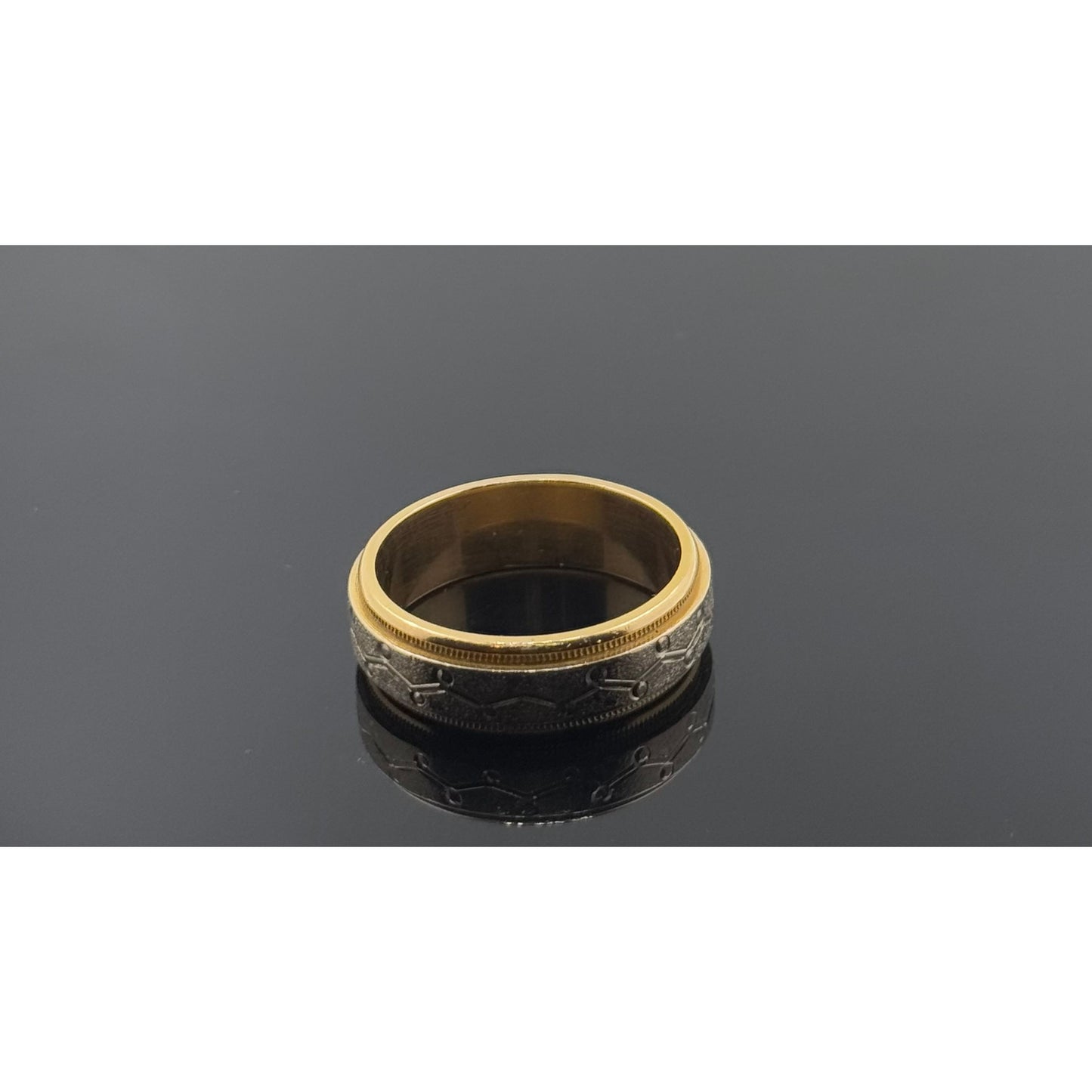 22k Solid Gold Ladies Simple Ring GR1016