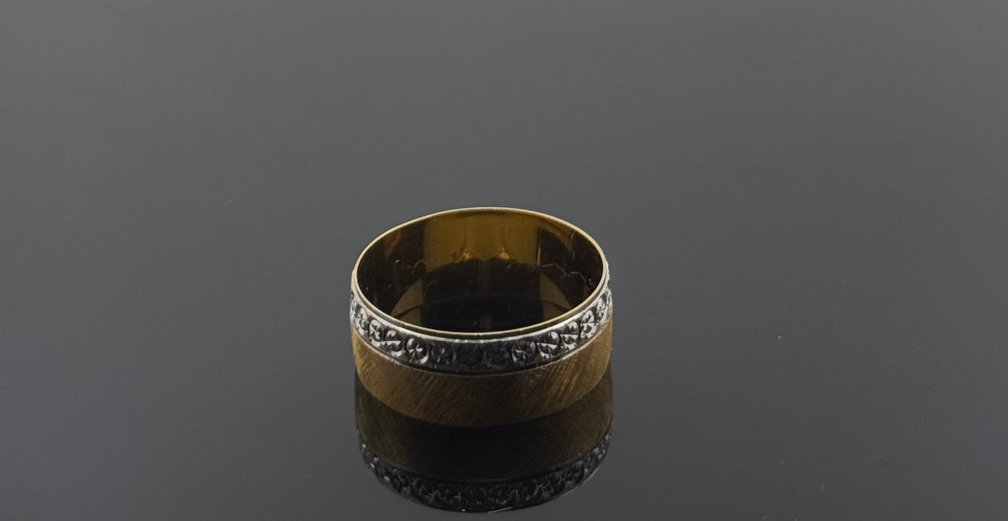 22k Solid Gold Ladies Simple Ring GR1027