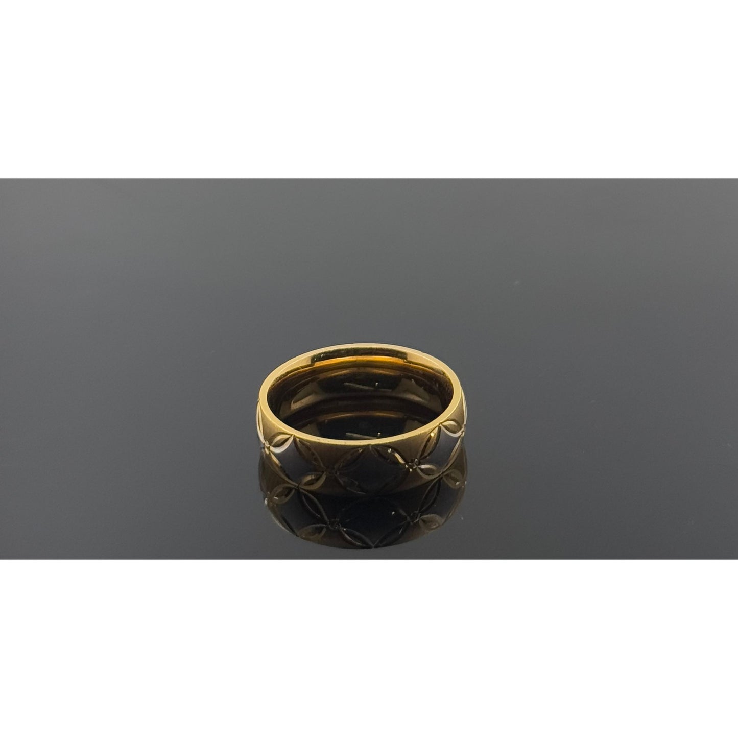 21k Solid Gold Ladies Simple Ring GR1029