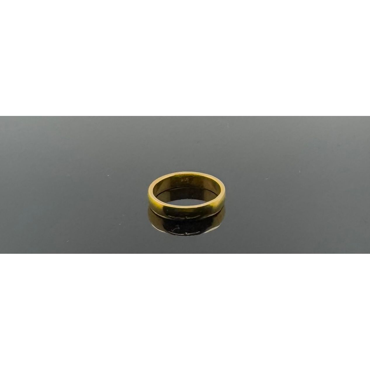 21k Solid Gold Ladies Simple Ring GR1177