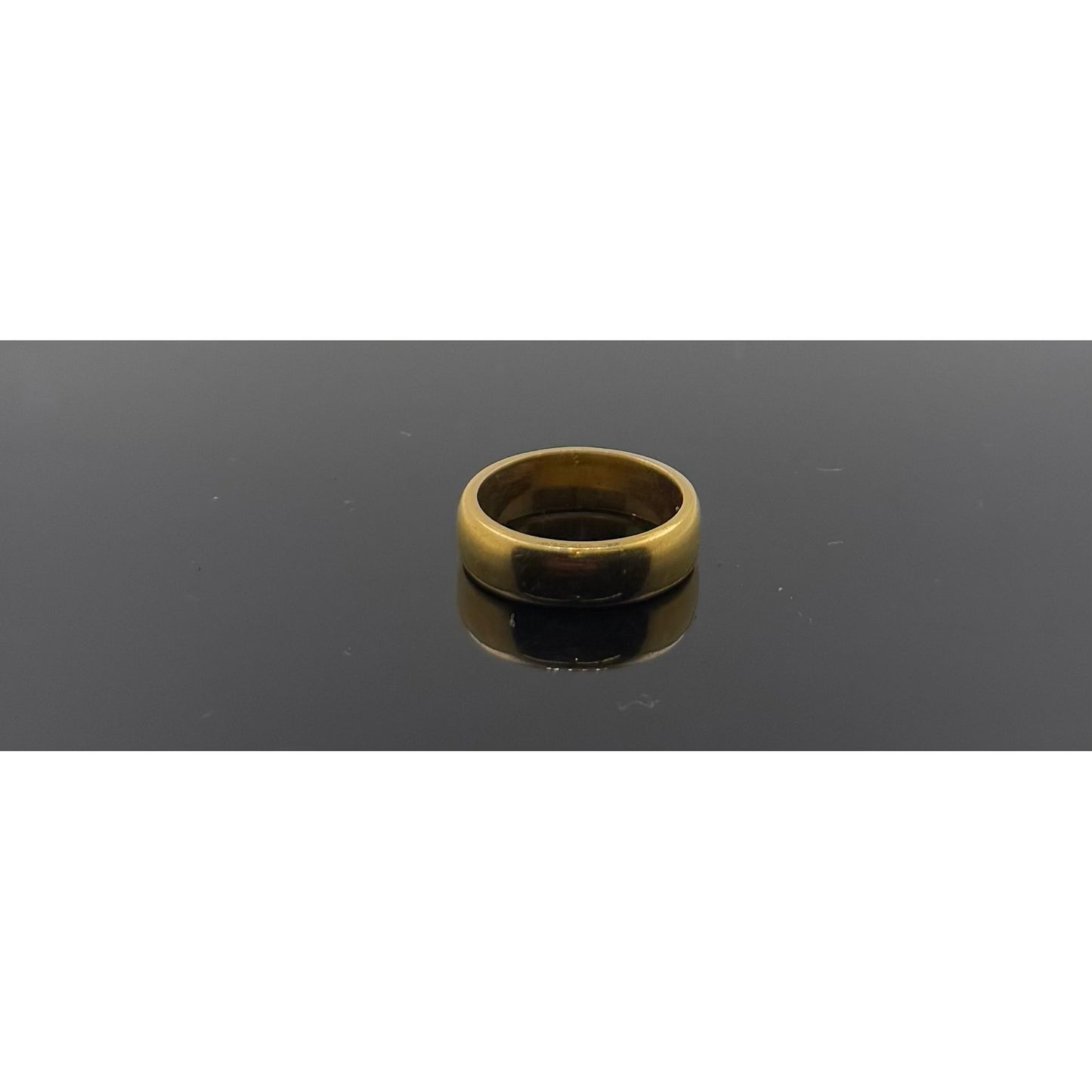22k Solid Gold Ladies Simple Ring GR1091