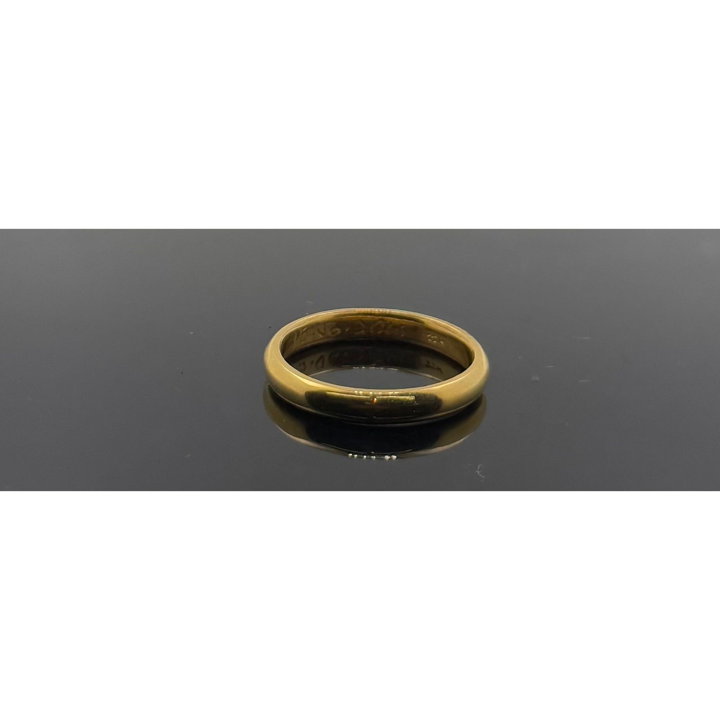 22k Solid Gold Ladies Simple Ring GR1096