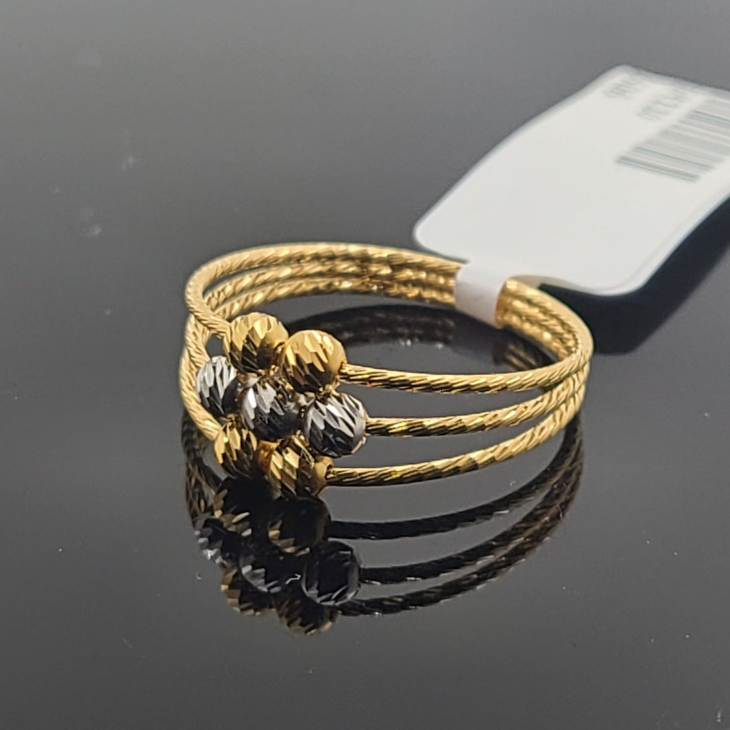 22k Solid Gold Ladies Simple Ring GR110