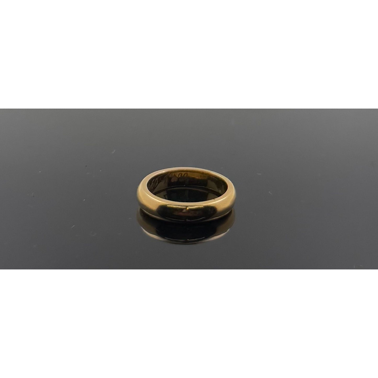 18k Solid Gold Ladies Simple Ring GR1117